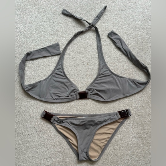 J Crew Unlined Bikini Set Top S, Bottom XS - Picture 2 of 2